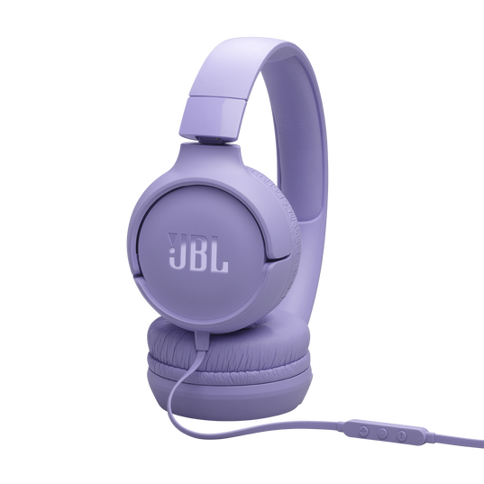 JBL Tune 520C USB-C - Purple - Hi-Res wired on-ear headphones - Detailshot 2